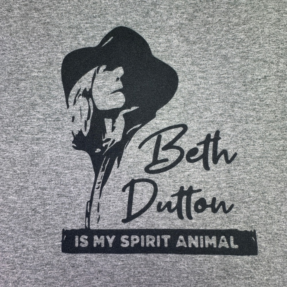 Beth Dutton‎ Womens Large Shirt Yellowstone Beth Dutton Is My Spirit Animal